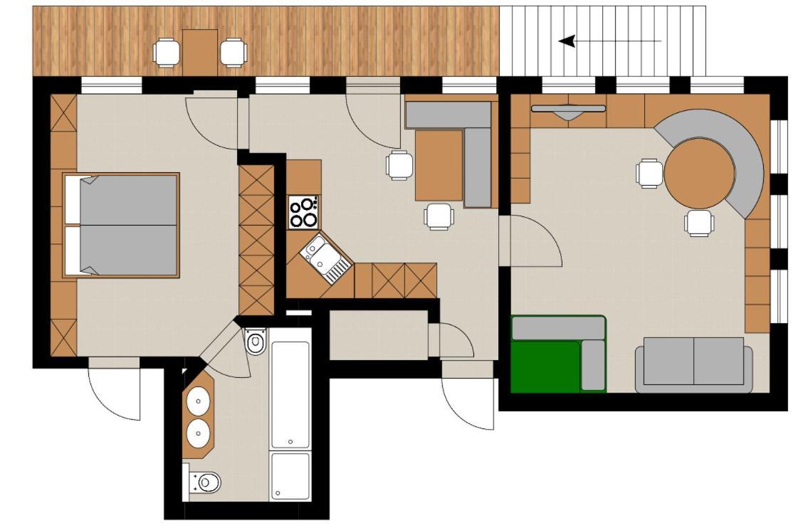 Haus Erika Hotell Wieden Eksteriør bilde